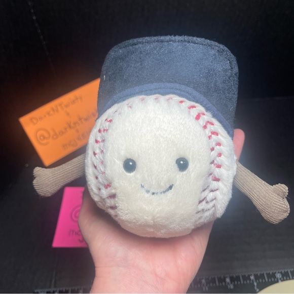 BNWT JELLYCAT AMUSEABLE BASEBALL ADORABLE PLUSH - Picture 9 of 13